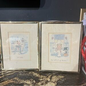 Vintage Bathroom Art